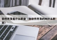 软件开发是什么职业（做软件开发的叫什么职业）