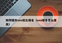 如何提升seo优化排名（seo排名怎么提高）