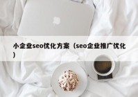 小企业seo优化方案（seo企业推广优化）