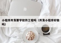 小程序开发要学软件工程吗（开发小程序好做吗）