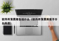 软件开发费用包括什么（软件开发费用属于什么科目）